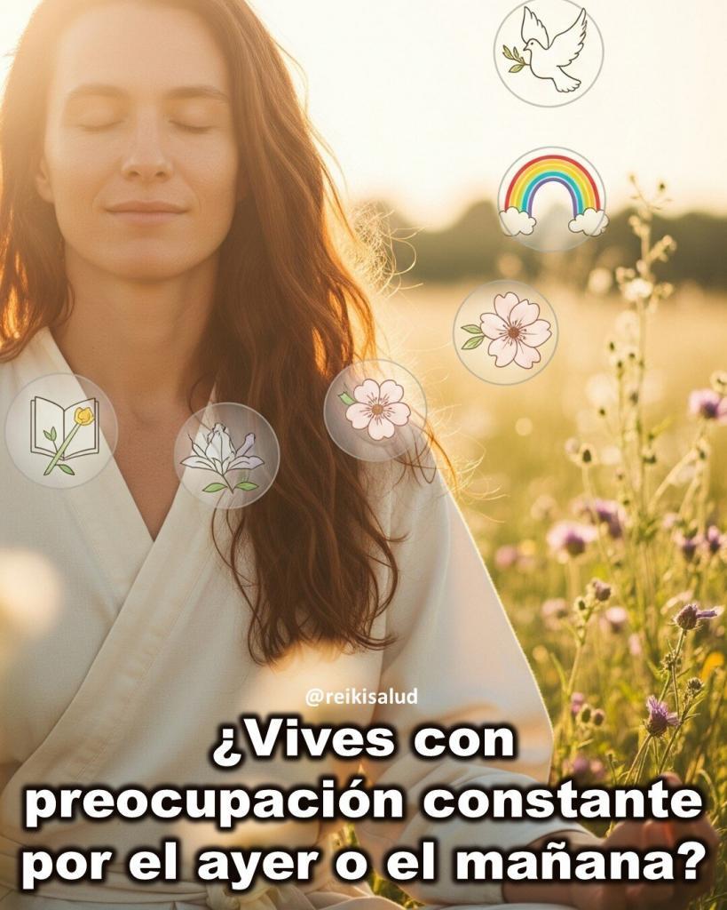 Vives con preocupacion constante por el ayer o el manana ¿Vives con preocupación constante por el ayer o el mañana? Armoniza tu Ser con los Principios de Reiki