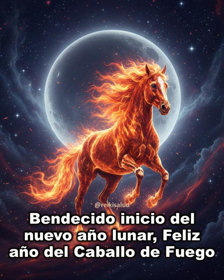 Bendecido inicio del nuevo año lunar, Feliz año del Caballo de Fuego