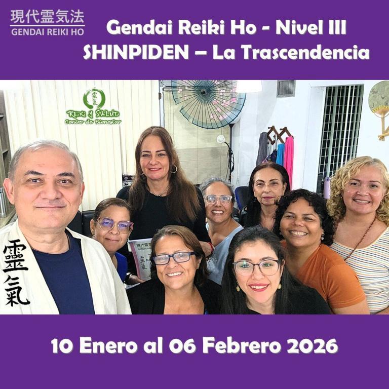 🙏Hoy Celebro tres (3) nuevos Certificados en Shinpiden (3er Nivel) de Gendai Reiki Ho, recibidos&hellip;