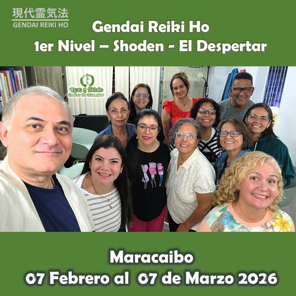 Hoy celebro dos (2) nuevos practicantes de Gendai Reiki Ho que inician su camino en Casa Reiki y Salud 8 Curso Gendai Reiki Ho Shoden Nivel I 7 de Marzo 2026 1 Hoy celebro dos (2) nuevos practicantes de Gendai Reiki Ho que inician su camino en Casa Reiki y Salud