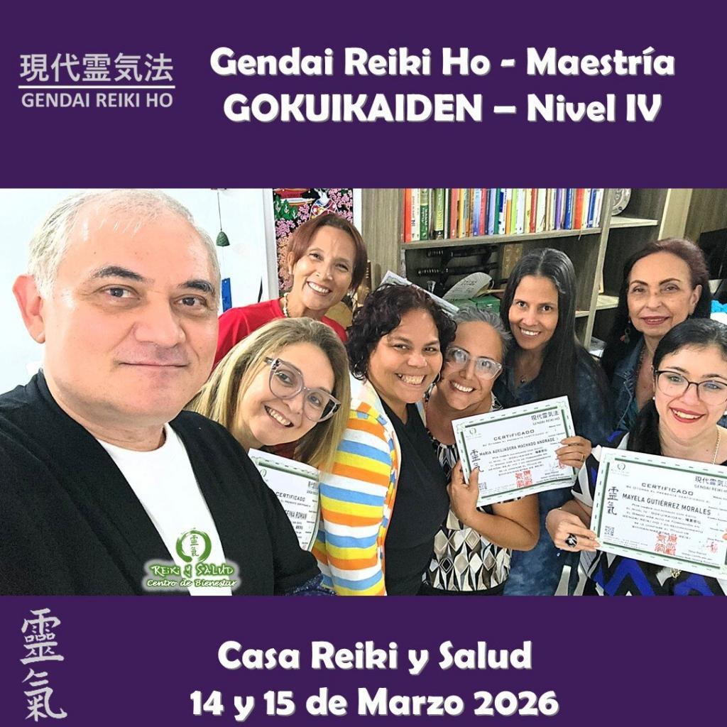 Hoy celebro la certificación de ocho nuevas Maestras y Un Maestro, Shihans de Gendai Reiki Ho en Venezuela. 6 Curso Maestria Gendai Reiki Ho Gokuikaiden 15 Marzo Casa Reiki y Salud No 2 Hoy celebro la certificación de ocho nuevas Maestras y Un Maestro, Shihans de Gendai Reiki Ho en Venezuela.