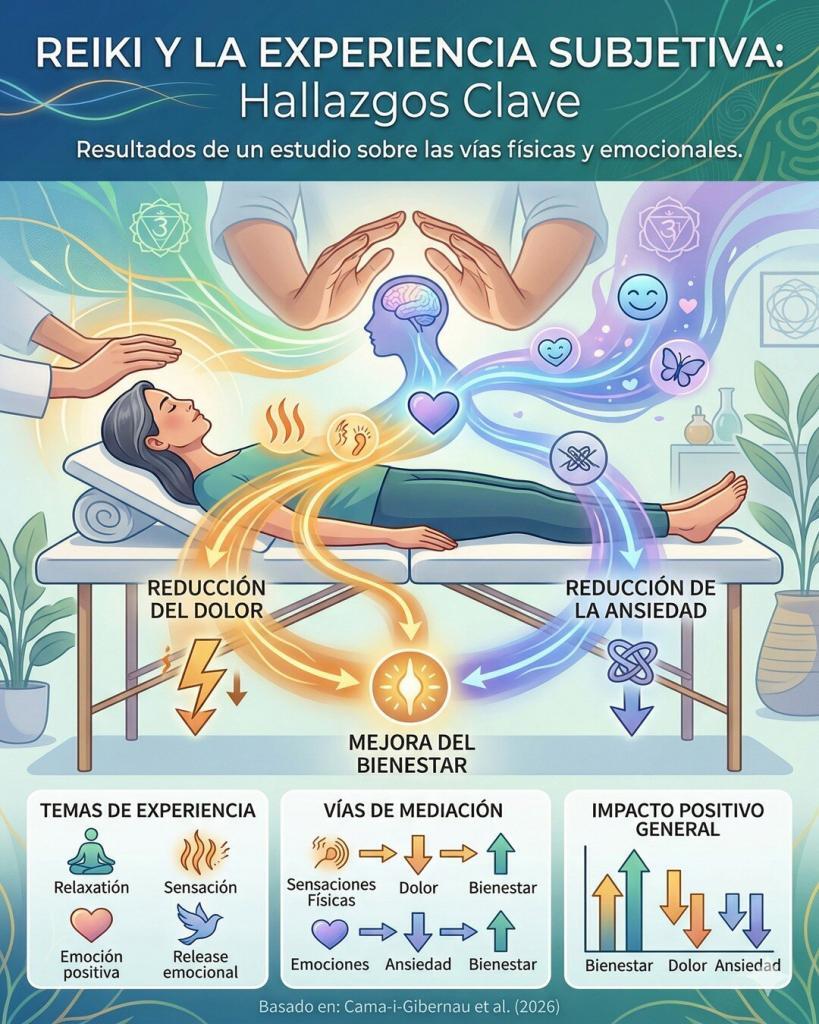 Resumen ejecutivo del estudio "The Subjective Experience of Reiki is Differentially Associated with Improvements in Health-Related Symptoms", publicado en el Journal of Integrative and Complementary Medicine en 2026 5 Reiki y la experiencia subjetiva Resumen ejecutivo del estudio "The Subjective Experience of Reiki is Differentially Associated with Improvements in Health-Related Symptoms", publicado en el Journal of Integrative and Complementary Medicine en 2026