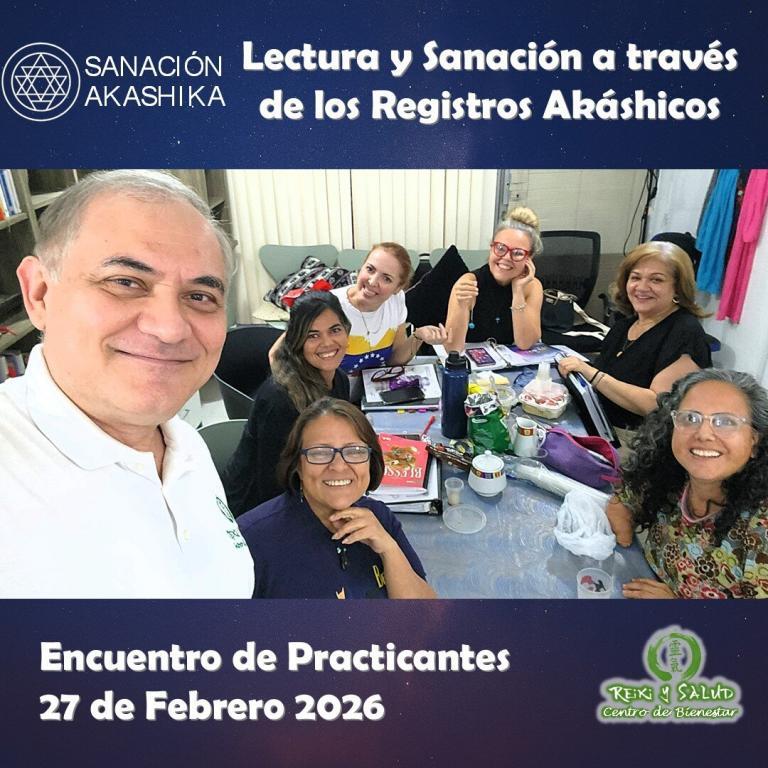 Sanación a través de los registros akáshicos - Encuentro de Practicantes - 27 Feb 2026