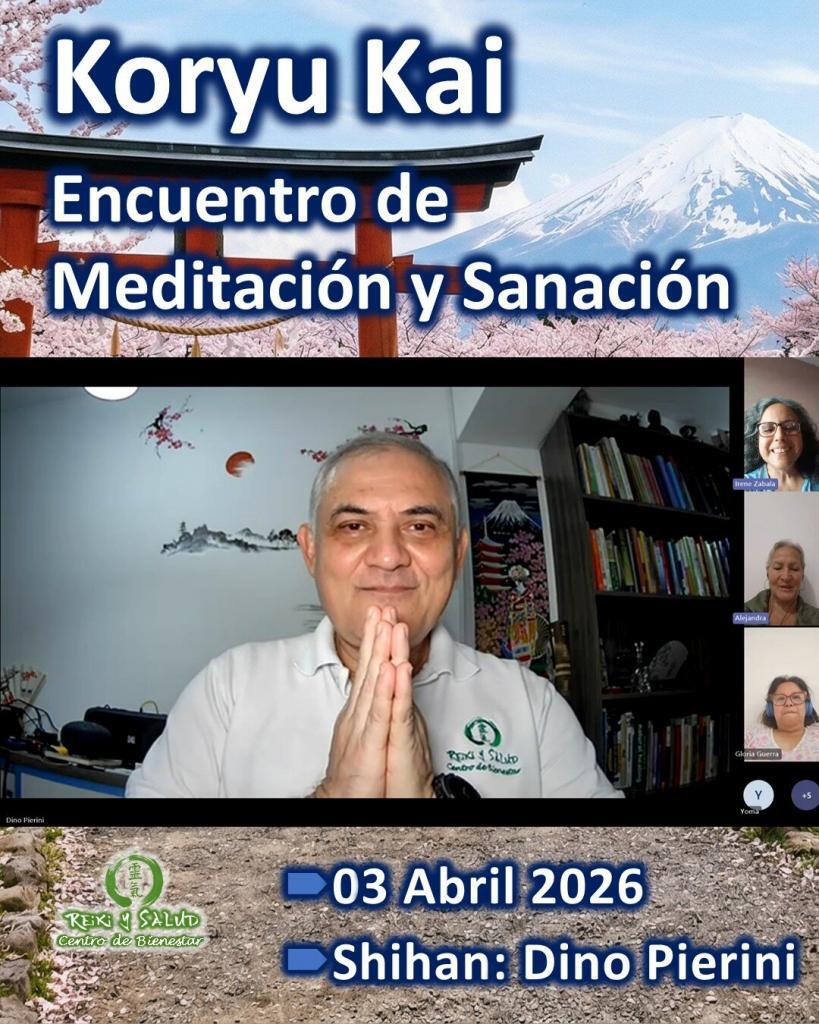 Encuentro Sanacion y Meditacion en Casa Reiki y Salud Koryu Kai 03 Abril 2026 Encuentro Meditación y Sanación (Koryu Kai) realizado el 𝐕𝐢𝐞𝐫𝐧𝐞𝐬, 03 Abril 2026 ya esta disponible en nuestro canal de YOUTUBE