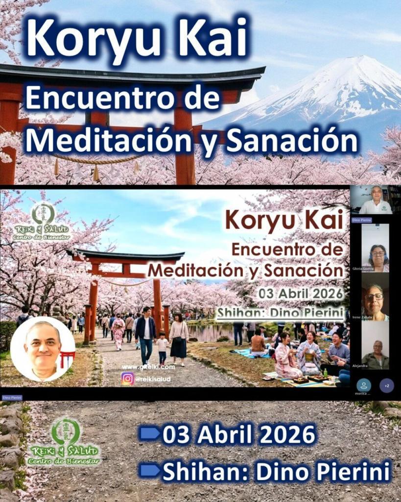Encuentro Sanacion y Meditacion en Casa Reiki y Salud Koryu Kai 03 Abril 2026 n2 Encuentro Meditación y Sanación (Koryu Kai) realizado el 𝐕𝐢𝐞𝐫𝐧𝐞𝐬, 03 Abril 2026 ya esta disponible en nuestro canal de YOUTUBE