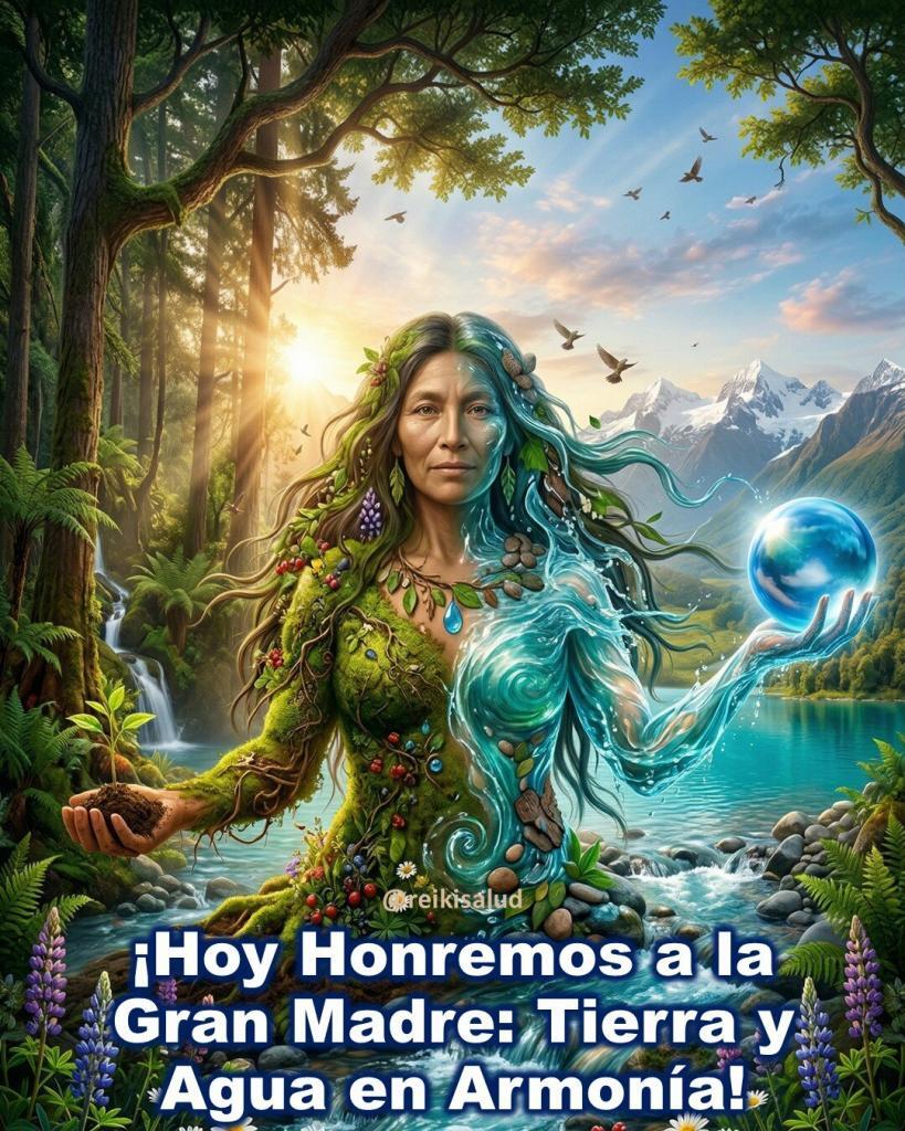 Hoy Honremos a la Gran Madre Tierra y Agua en Armonia ¿Hoy celebramos el día de nuestra Pachamama, Madre Tierra, del Planeta… o quizás deberíamos llamarla MADRE AGUA?